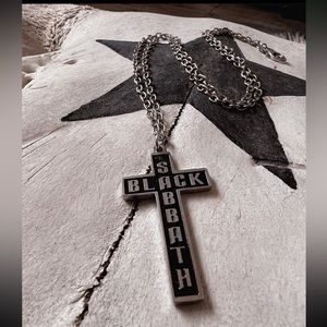 Black Sabbath Holy Cross Neclace